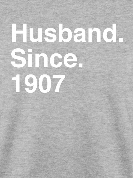 Jubiläumsehemann seit 1907 Hochzeit
