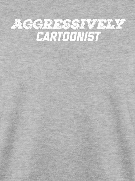 aggressiver Karikaturist