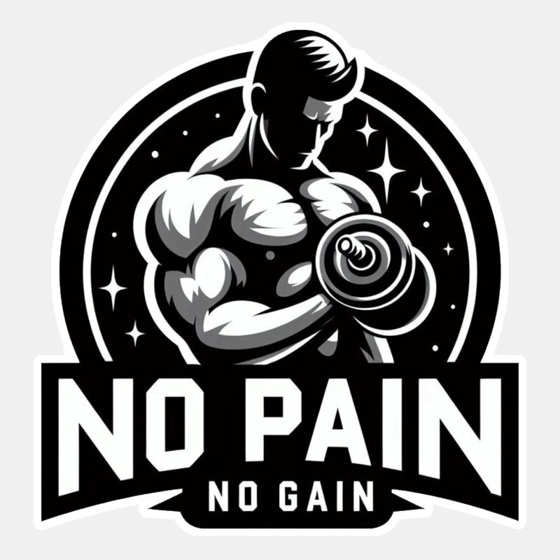PAS DE DOULEUR - PAS DE GAİN - FORME PHYSIQUE - MOTIVATION - DEVISE