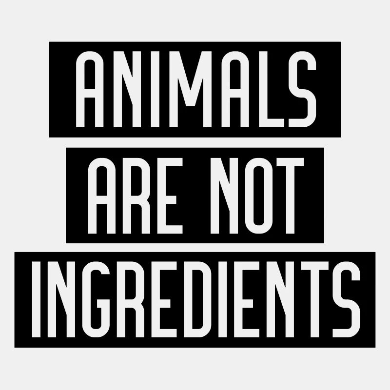 Les animaux ne sont pas des ingrédients - Vegan protestation