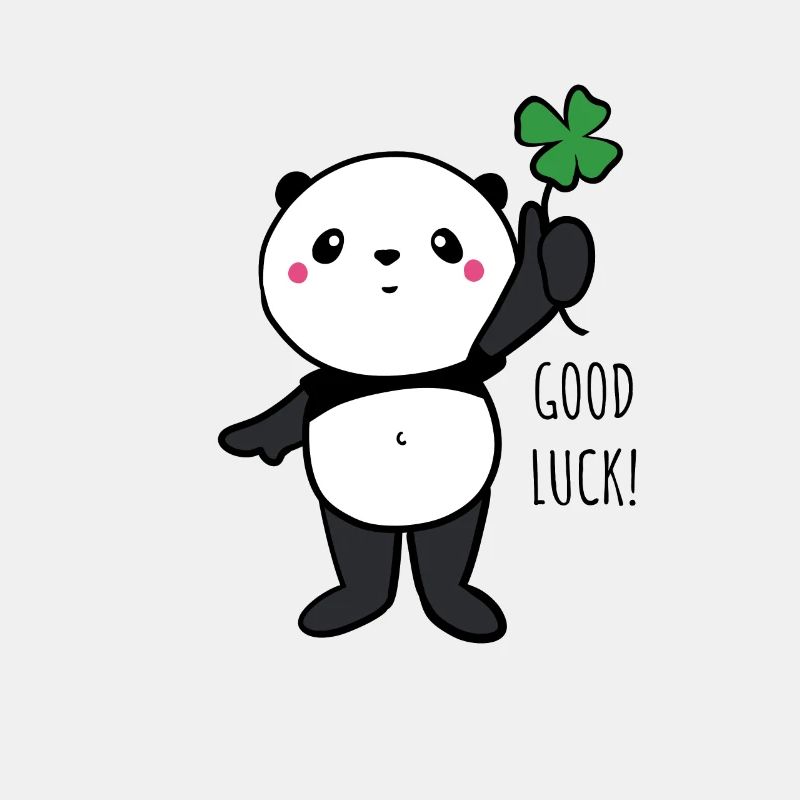 Glücklicher Panda