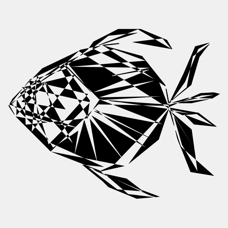 Abstract south sea fish