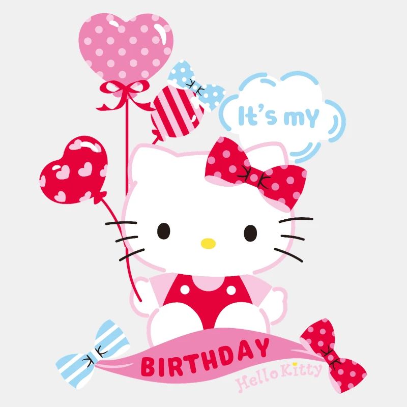 Hello Kitty Mit Ballons Geburtstags Design