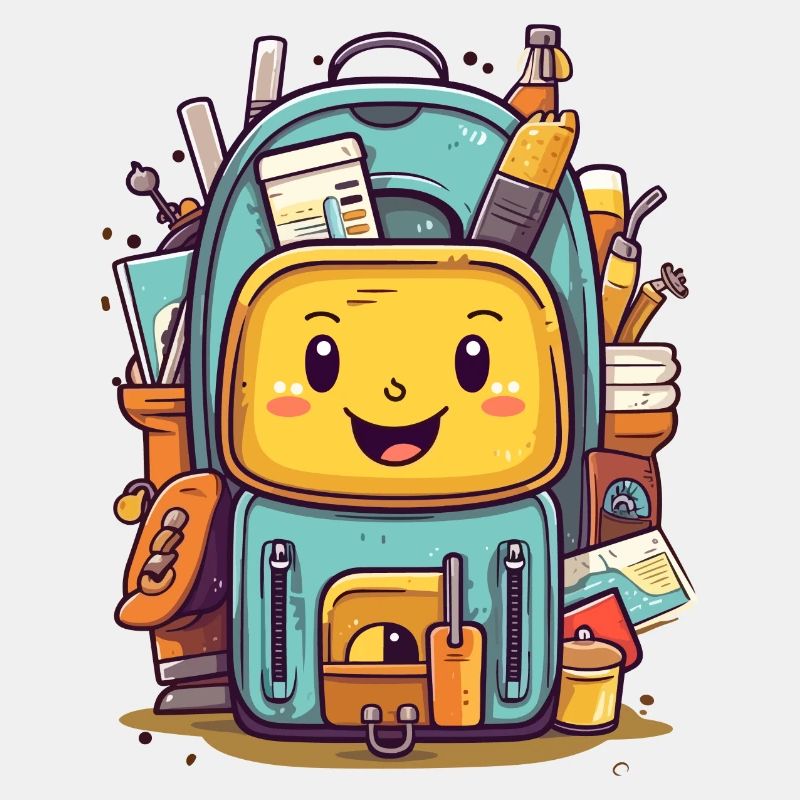 niedliche cartoon tasche schule