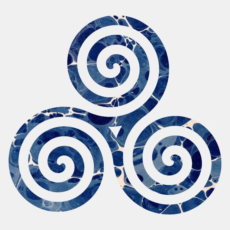 Celtic symbol 12 triskele e 12