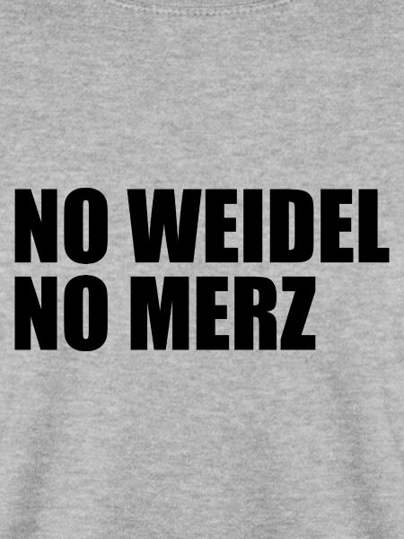 No weidel no merz