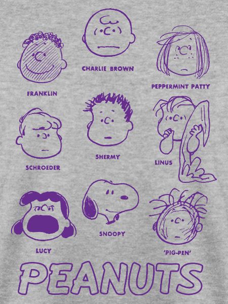 Peanuts Design With Charlie Brown & His Friends