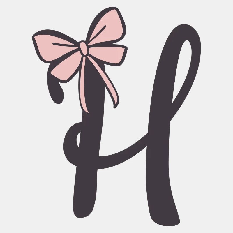 Anfangsbuchstabe H Schleifchen