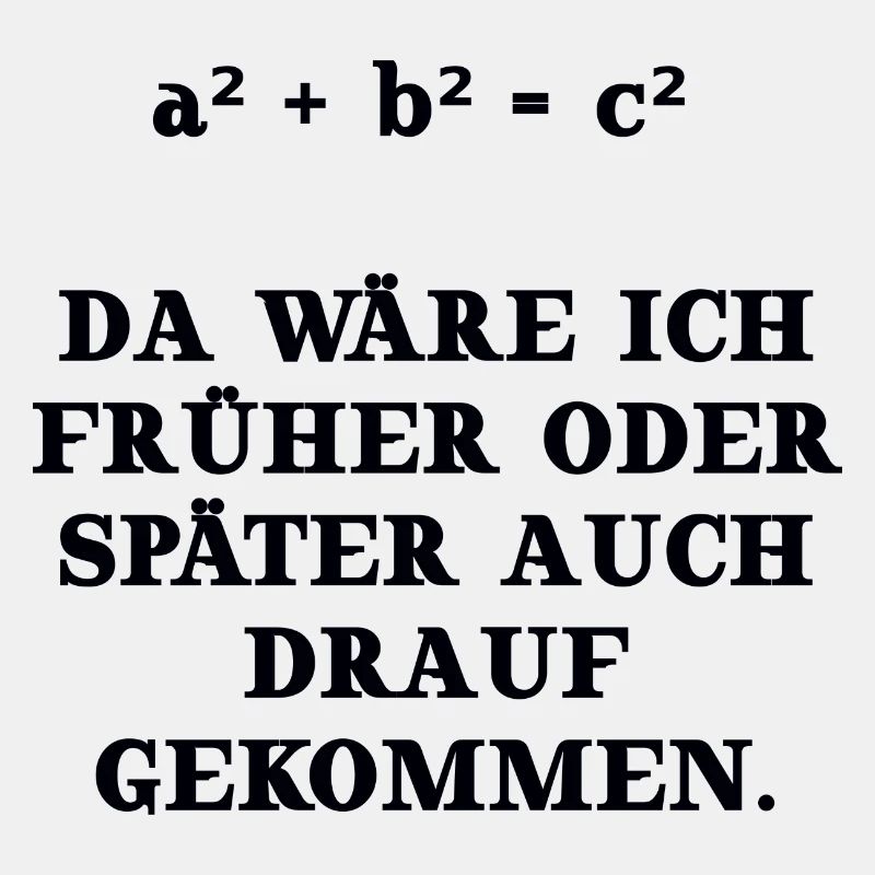 math drôle idée cadeau Pythagore