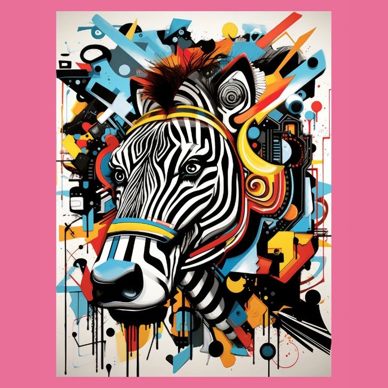 Inspirations graffiti :Zèbre