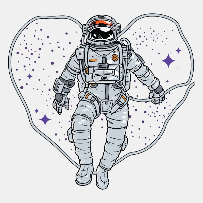 Outer space heart