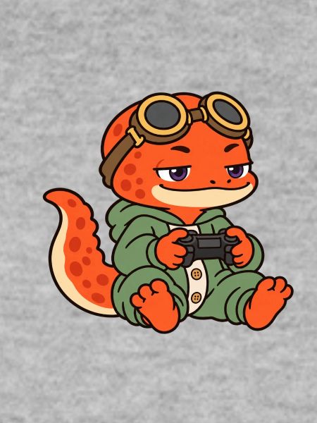 Schläfriger Gamer Salamander