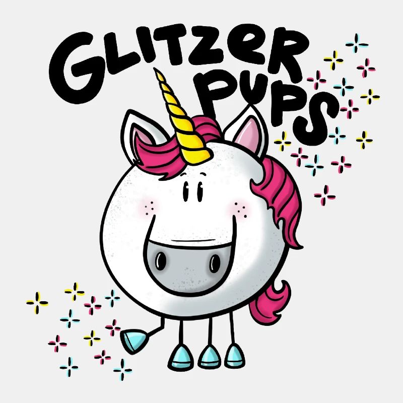 Einhorn Glitzerpups