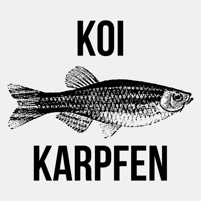 Koi Karpfen - schwäbischer Spruch