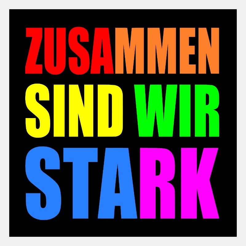 zusammen sind wir stark