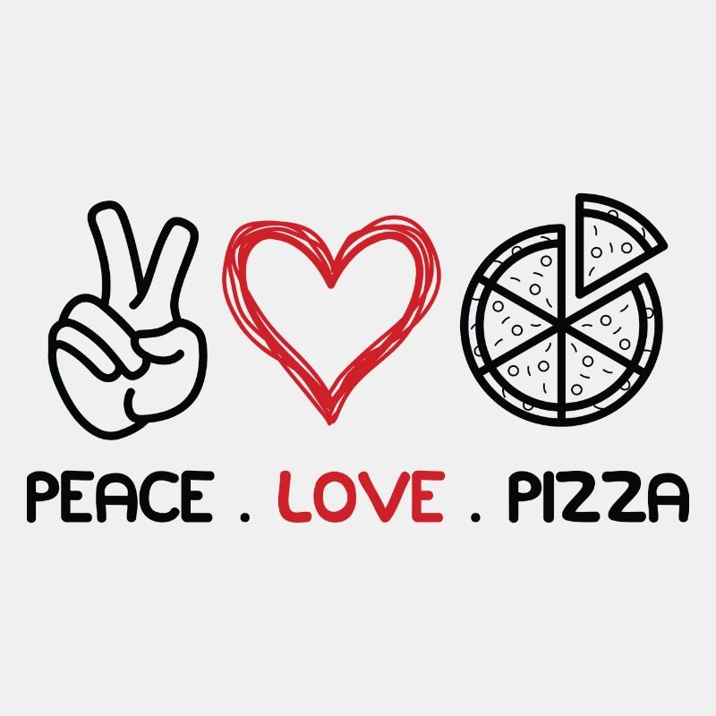 Frieden Liebe Pizza
