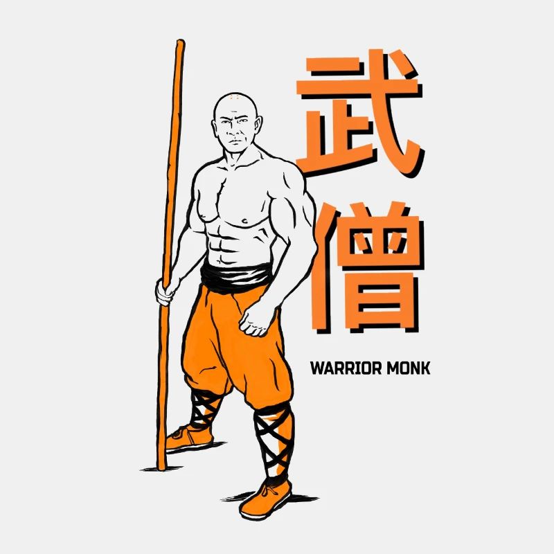 Shaolin-Krieger-Mönch