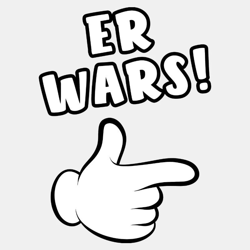 Er wars - Comic Finger - Spruch