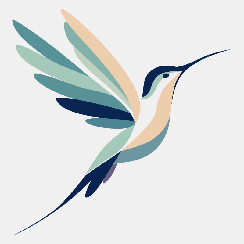 Kolibri im Flug