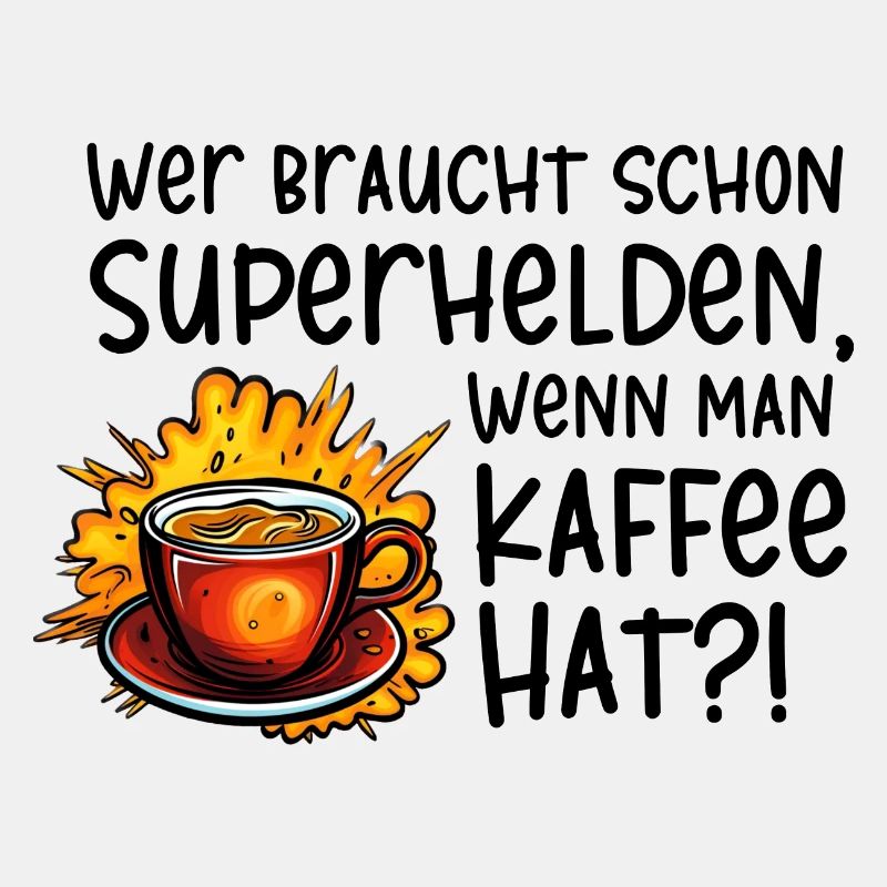 Superhelden Kaffe