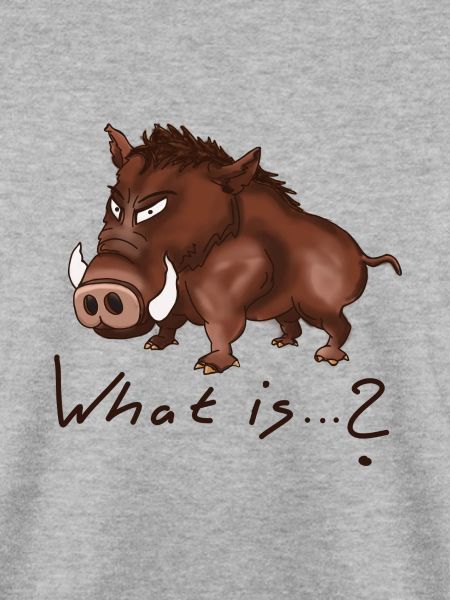 wildschwein egon ist sauer