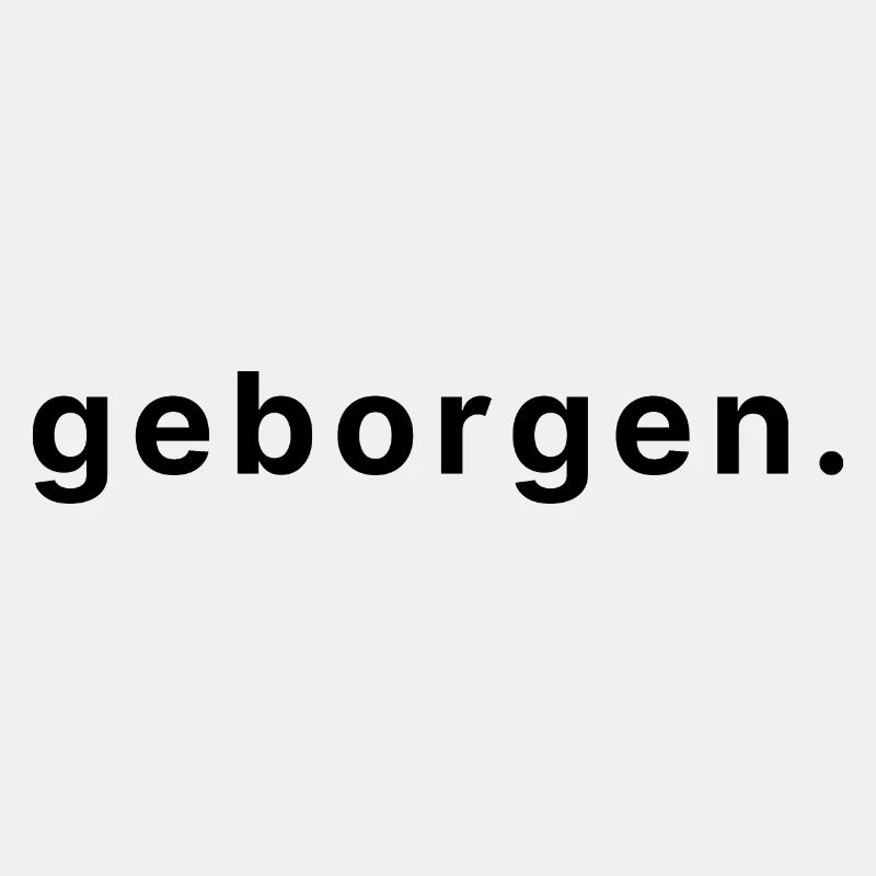 geborgen.