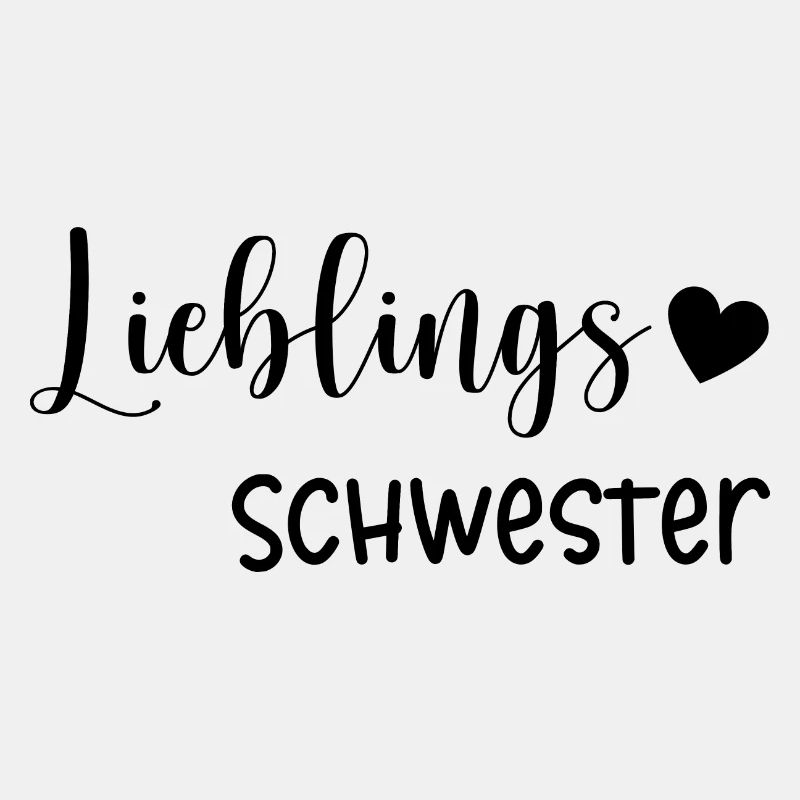 Lieblings Schwester Geschenkidee