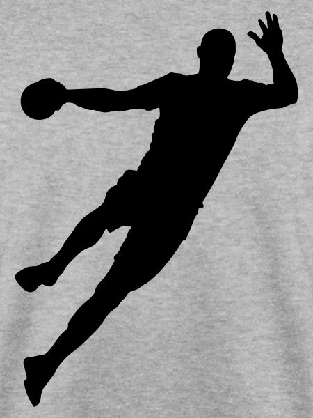 Handball Spieler Sprungwurf Geschenk
