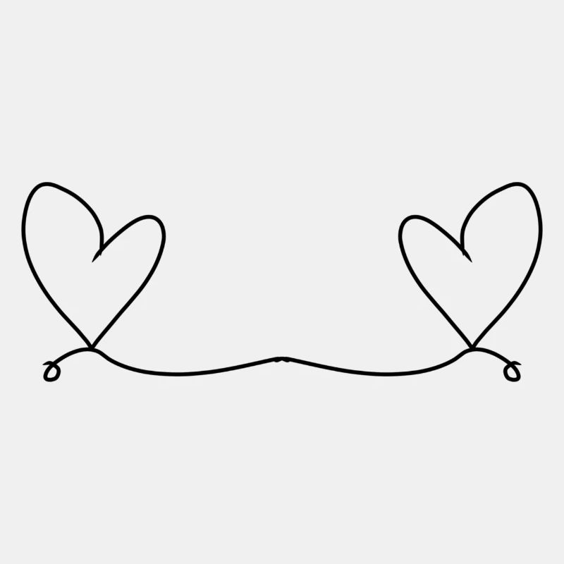 Zwei herzen liebe herz