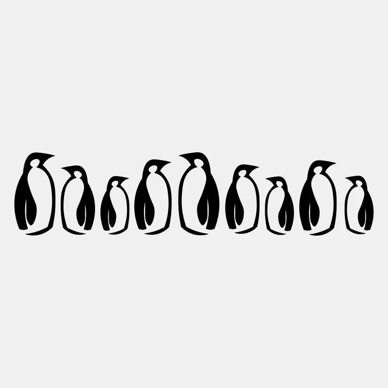 Pinguin Kolonie Geschenkidee