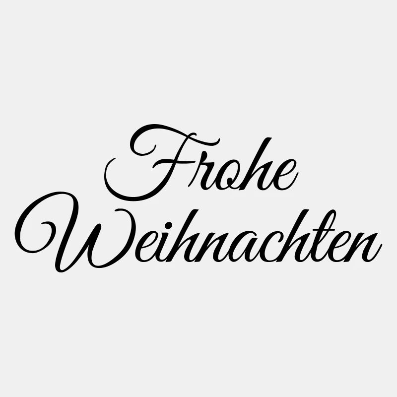 Frohe Weihnachten Kalligraphie