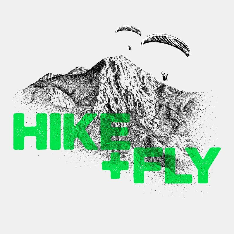 Hike & Fly Paragliding grün