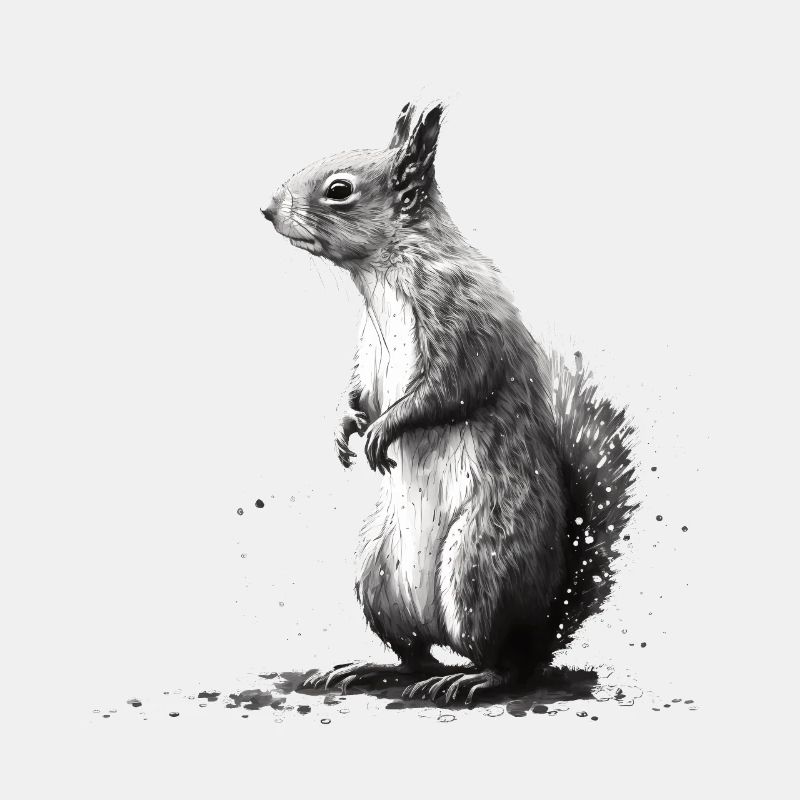 Eichhörnchen-kunst