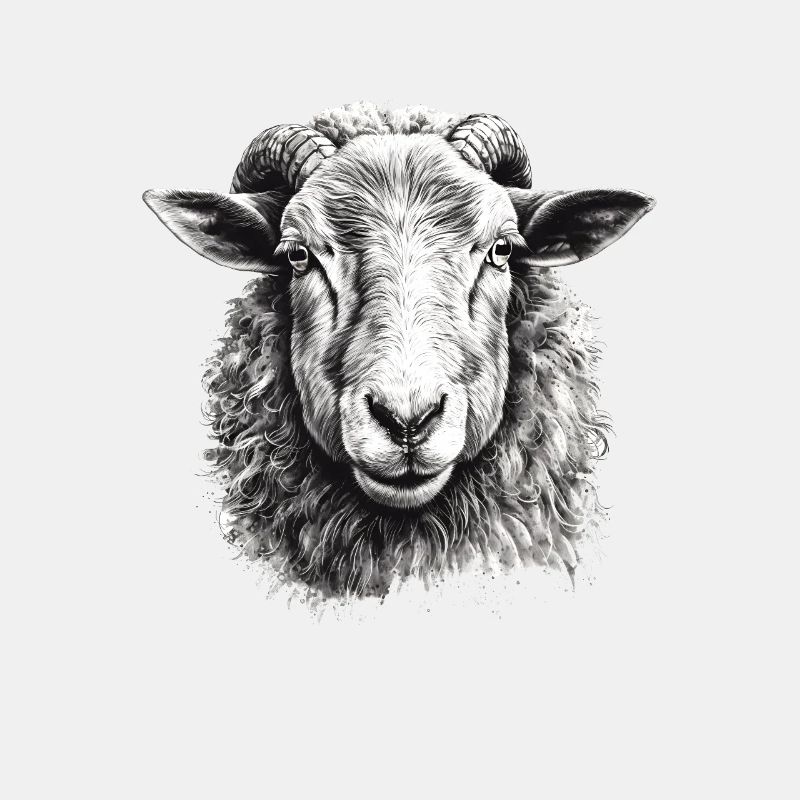 Portrait de mouton
