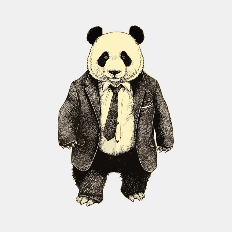 Executive Panda – Elegance Meets Endangerment
