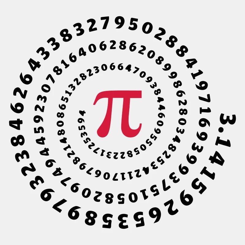 Math Pi π mathematics spiral irrational number
