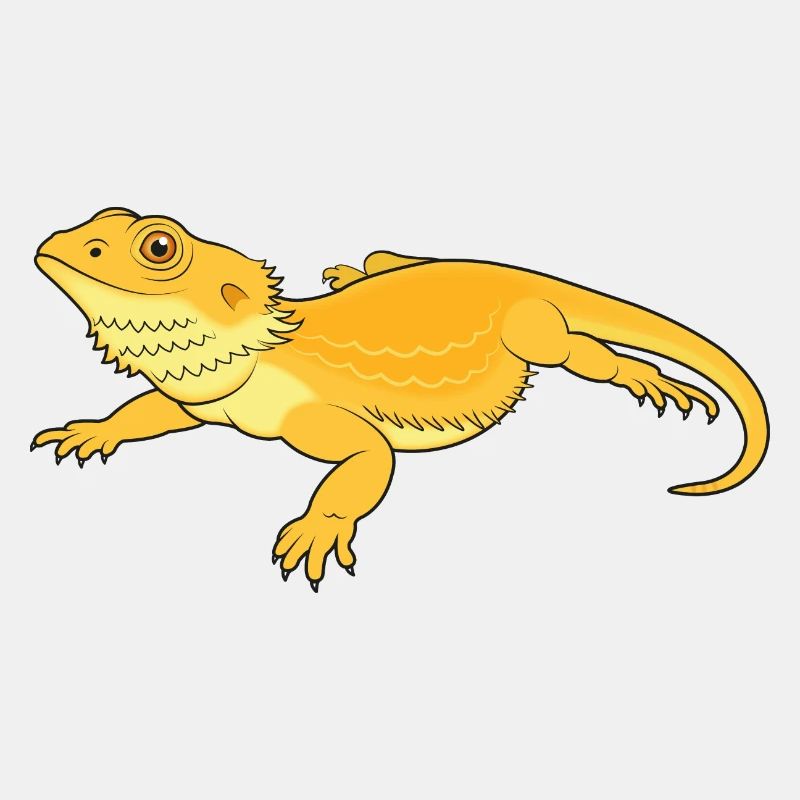 Beard agama take it easy