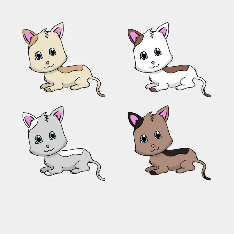 Katzen mal 4