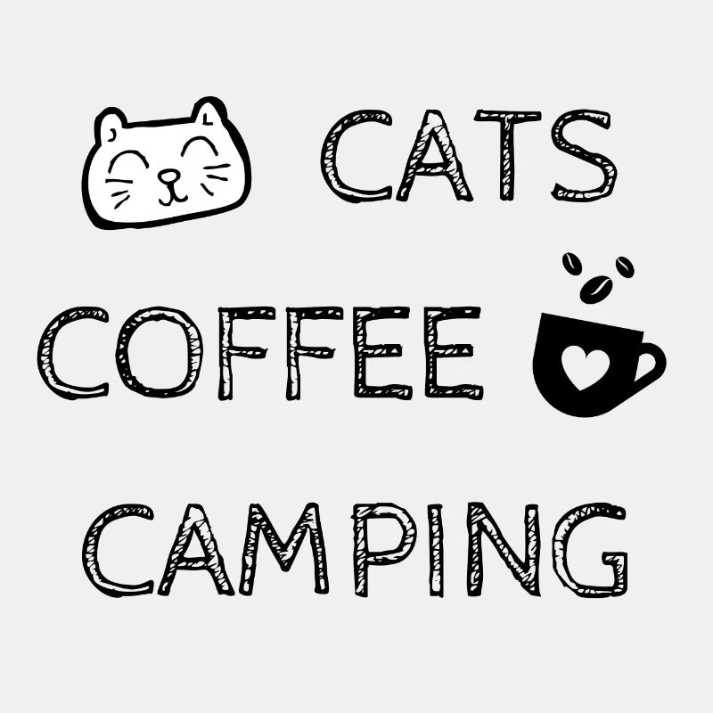 Katzen. Kaffee. Camping
