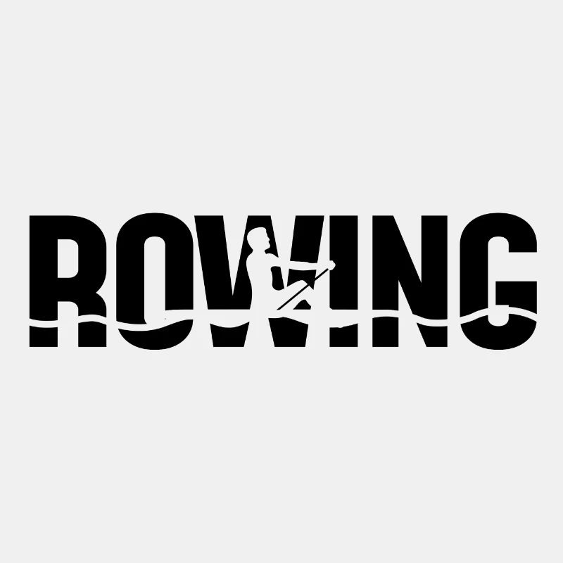 Rameurs aviron équipe rames