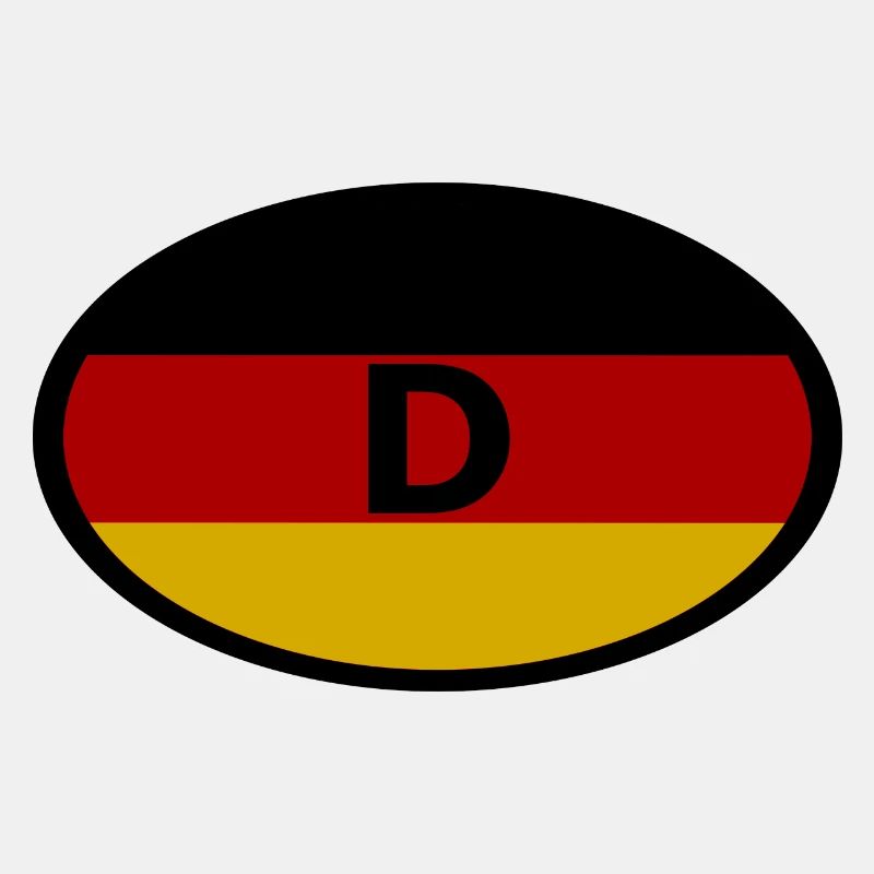 Der Deutschland Auto Aufkleber