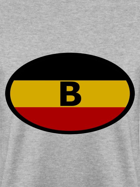 Der Aufkleber für Belgien
