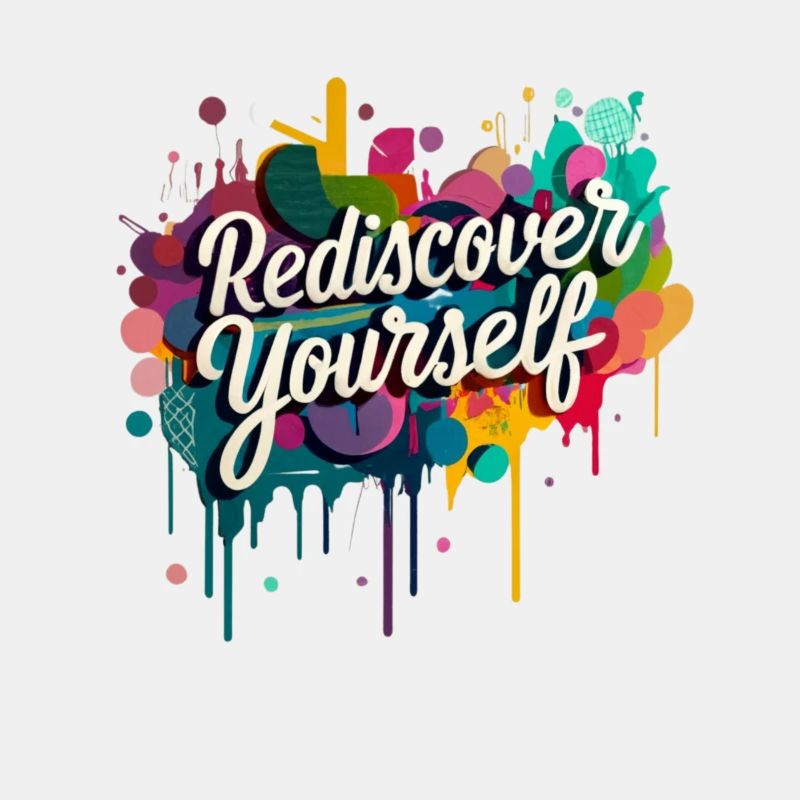Rediscover Yourself Motivational Art