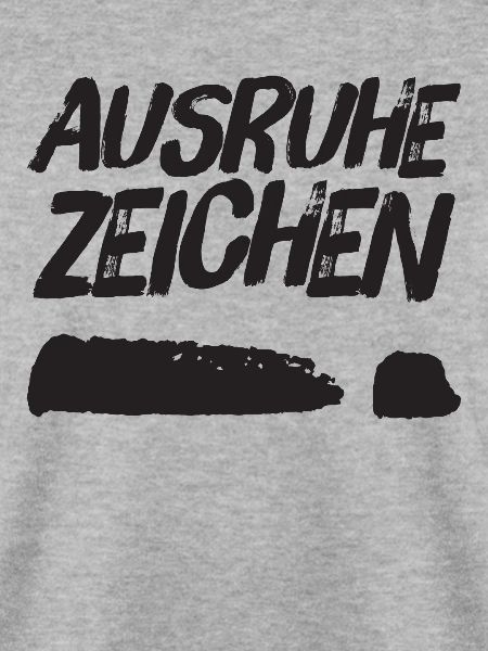 Ausruhezeichen liegendes Ausrufezeichen schwarz
