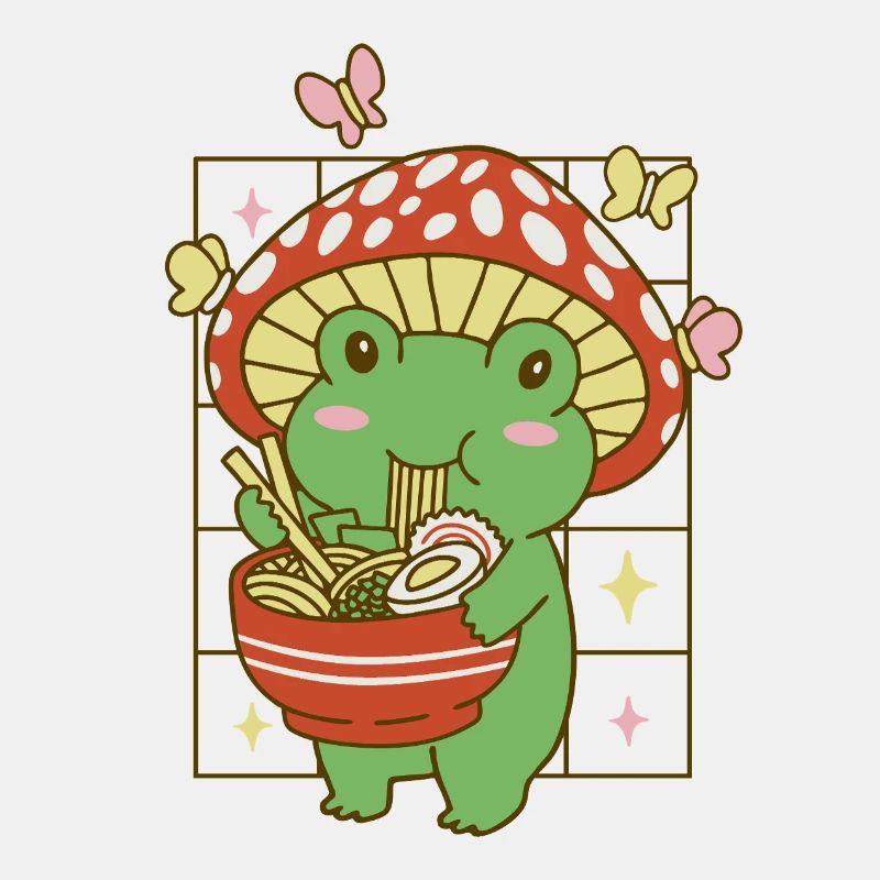 Kawaii Ramen Froschpilz