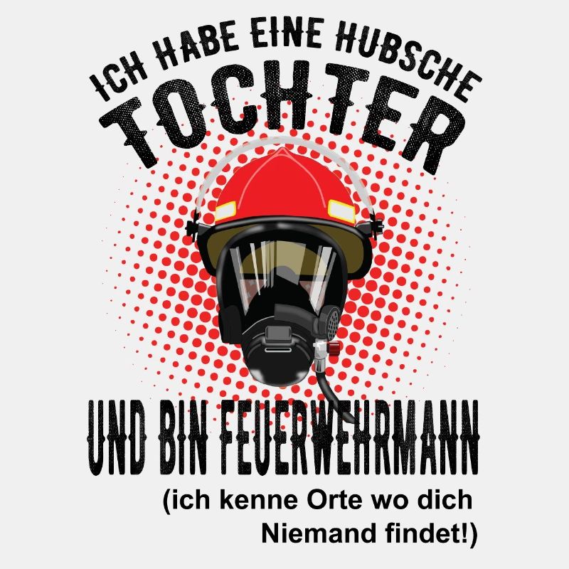 Vater Feuerwehrmann Und Tochter