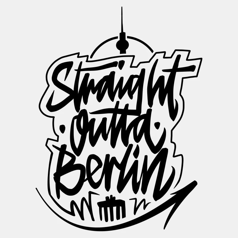 Straight Outta Berlin - black