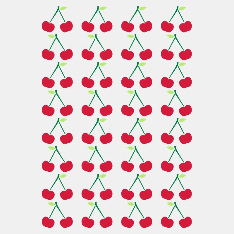 Little Cherries Stencil Pattern