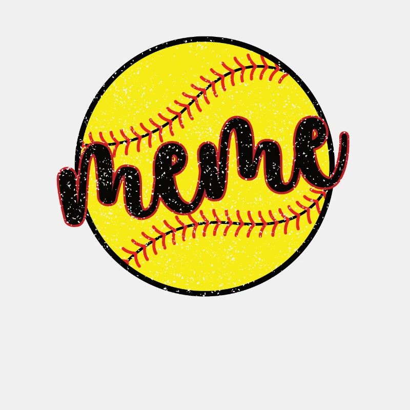 Meme Oma Eines Softballspieler Softball Meme