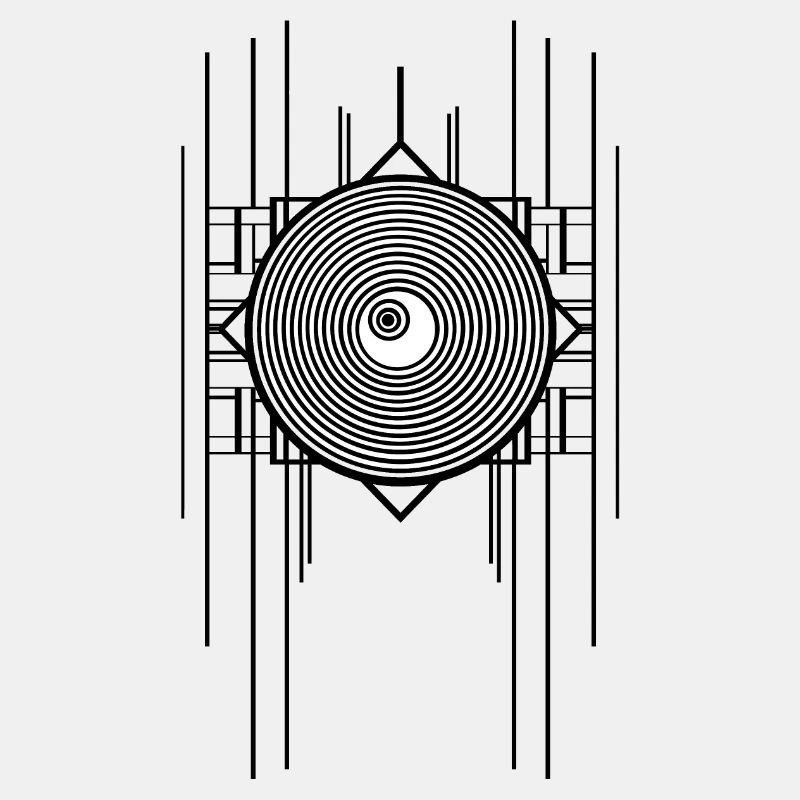 Conception abstraite de l’art Deco Ringl